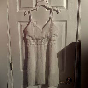white dress
